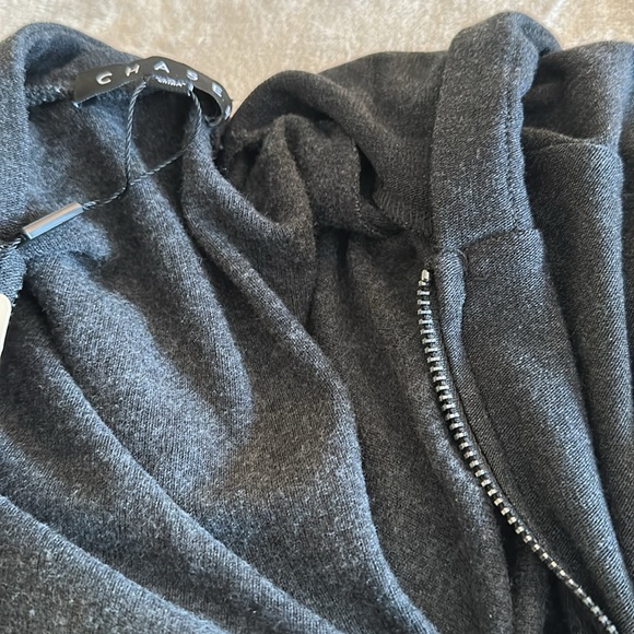 CHASER Amazingly Soft & Luxurious Lightweight Fleece Lined Hoodie, Pockets S NWT - Picture 6 of 8